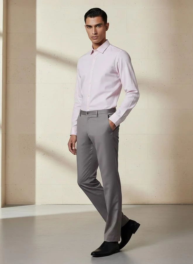 سبلاش فيڤ Men Slim Fit Formal Trousers - Premium Fabric